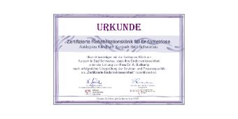 Zertifikat Endometriose 2022