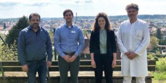 Steffen König, Felix Sasse, Jana Humrich und Dr. Josef Zäch.