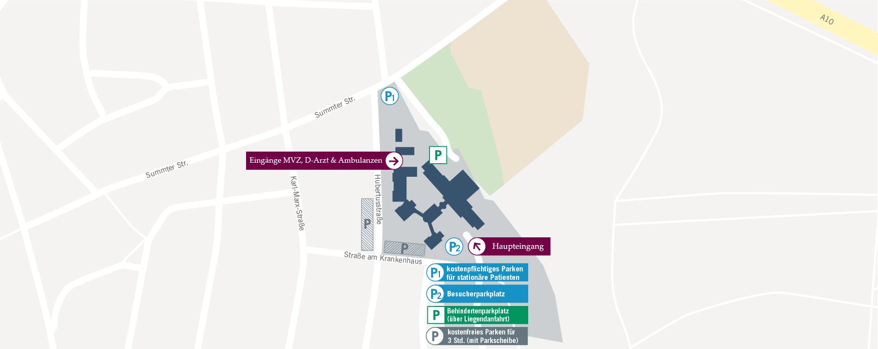 Bild: Lageplan MVZ Birkenwerder