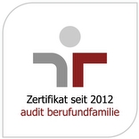 LOGO: Zertifikat BerufUNDFamilie seit 2012